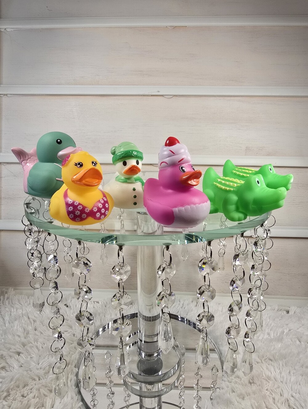 Assorted Colorful Duck & Crocodile Toy Set -